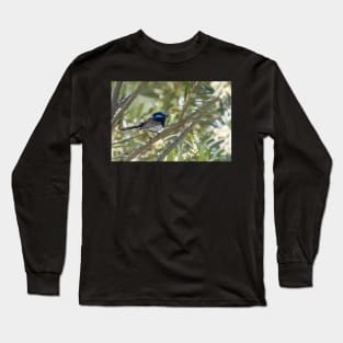 Blue Wren Long Sleeve T-Shirt